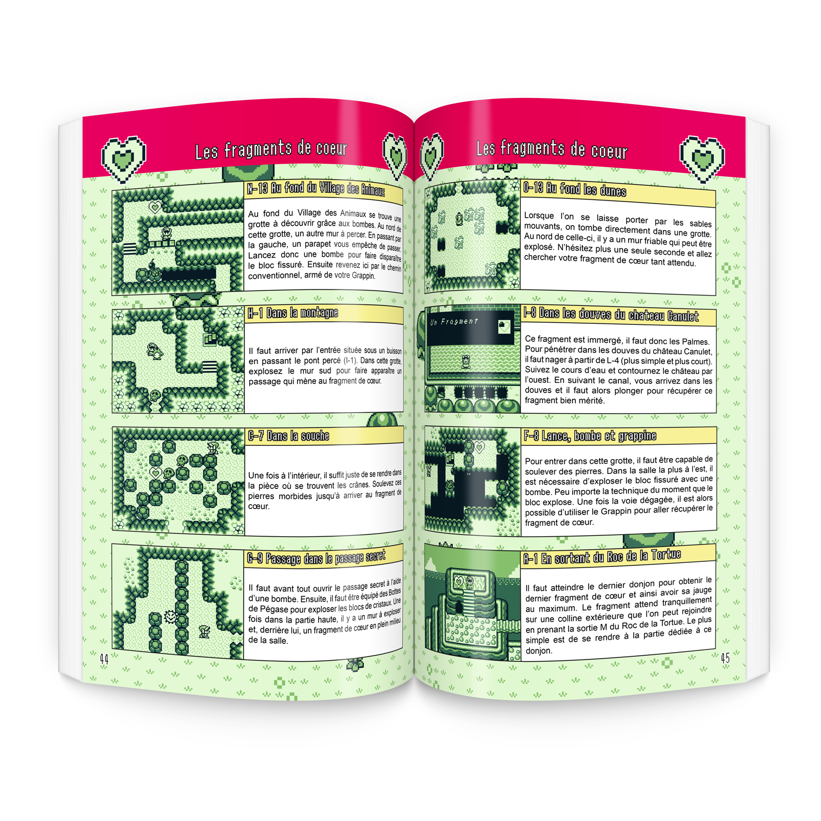 Guide Zelda Link's Awakening Game Boy - Pages intérieures