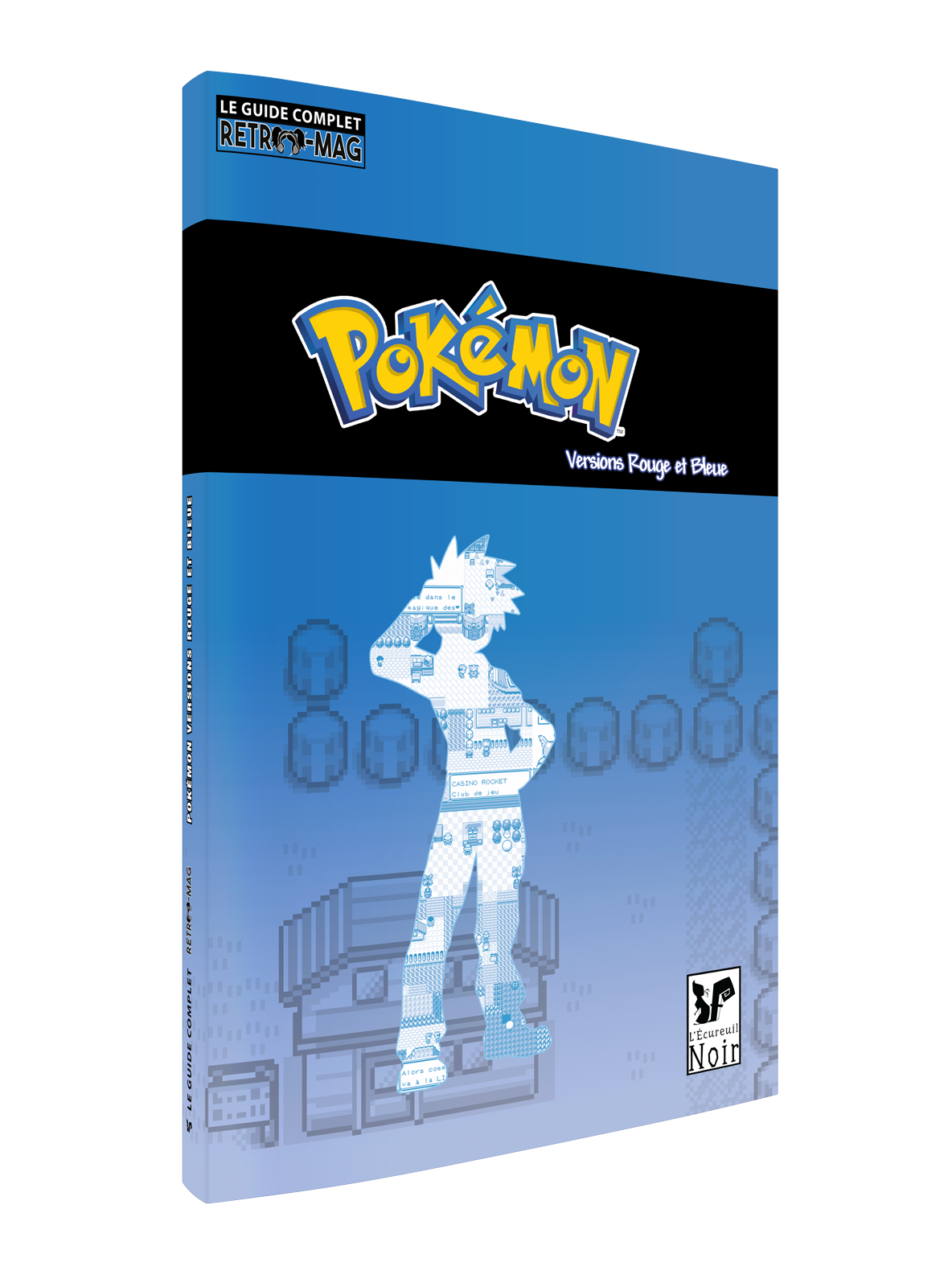 Guide Pokémon Bleu Complet Français - Couverture édition classique L'Écureuil Noir Game Boy